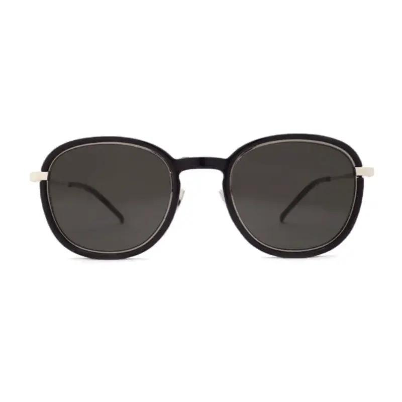 Saint Laurent Sample Sale | Saint Laurent Sunglasses Round Full Rim, Black Frame And Black Lens Sl436001 - Sunglasses | Designer outlet