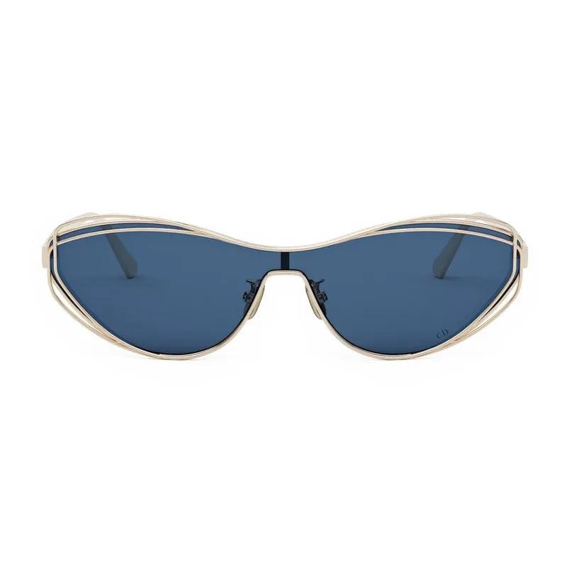 Dior Sample Sale | Dior Sunglasses Geometric Full Rim, Gold Frame And Blue Lens Fildiorm1Ub0B0 - Sunglasses | Designer outlet