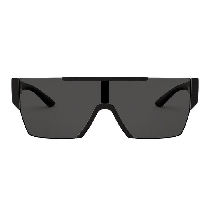 Burberry Sunglasses Shield Semi Rim, Black Frame and Grey Lens BE42913464/87