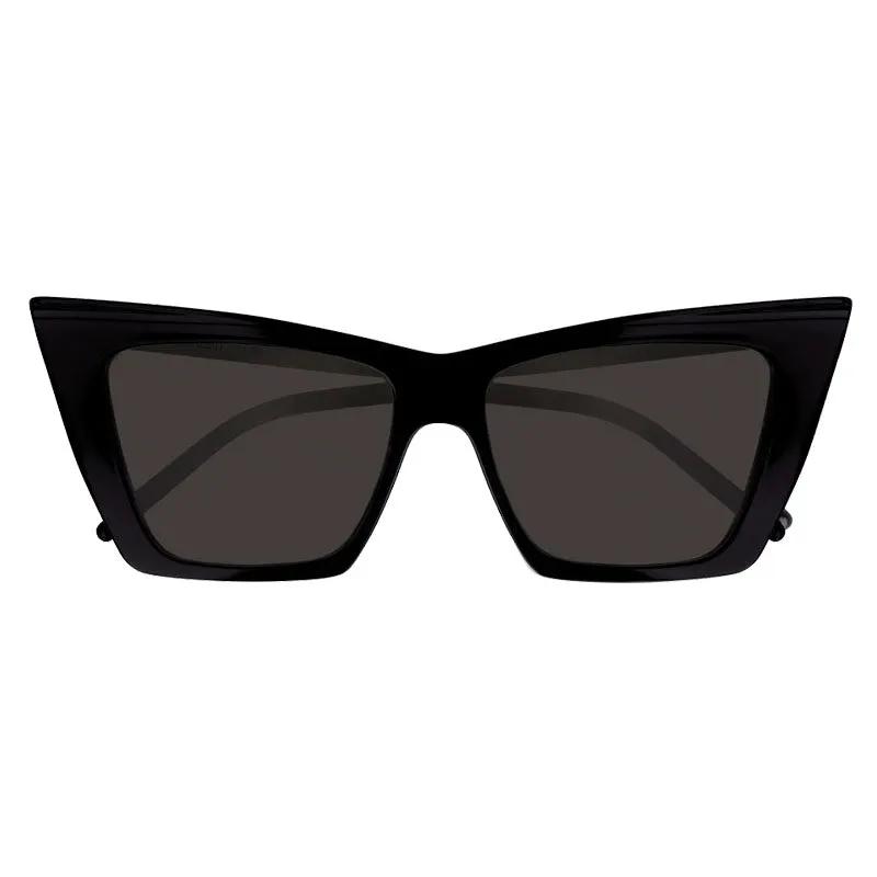 Saint Laurent Sample Sale | Saint Laurent Sunglasses Cat Eye Full Rim, Black Frame And Grey Lens Sl372001 - Sunglasses | Designer outlet