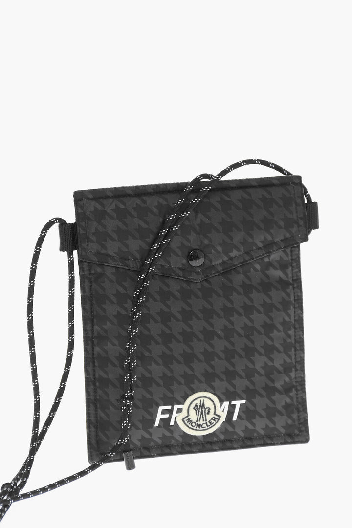 Moncler 7 FRAGMENT HIROSHI FUJIWARA Houndstooth-Motif Nylon Mini Cro