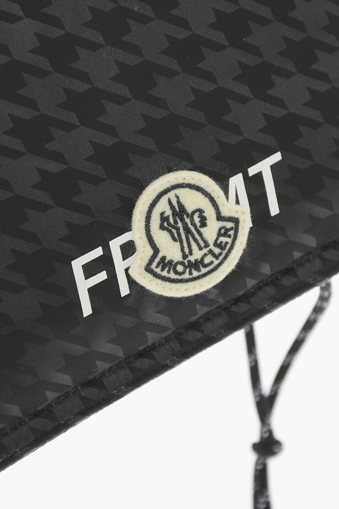 Moncler 7 FRAGMENT HIROSHI FUJIWARA Houndstooth-Motif Nylon Mini Cro