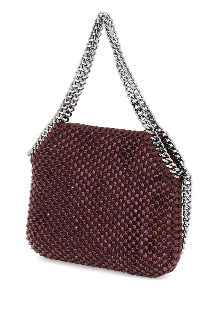 Stella Mccartney Falabella Mini Bag With Mesh And Crystals