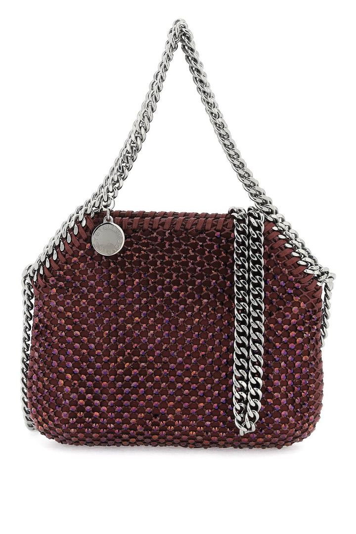 Stella Mccartney Falabella Mini Bag With Mesh And Crystals