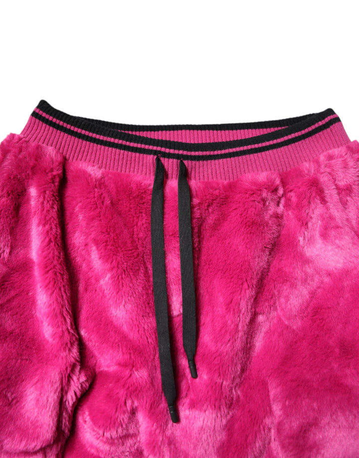 Dolce &amp; Gabbana Sample Sale Dolce &amp; Gabbana Pink Acrylic Cargo Jogging Sweatpants Pants - | Designer outlet