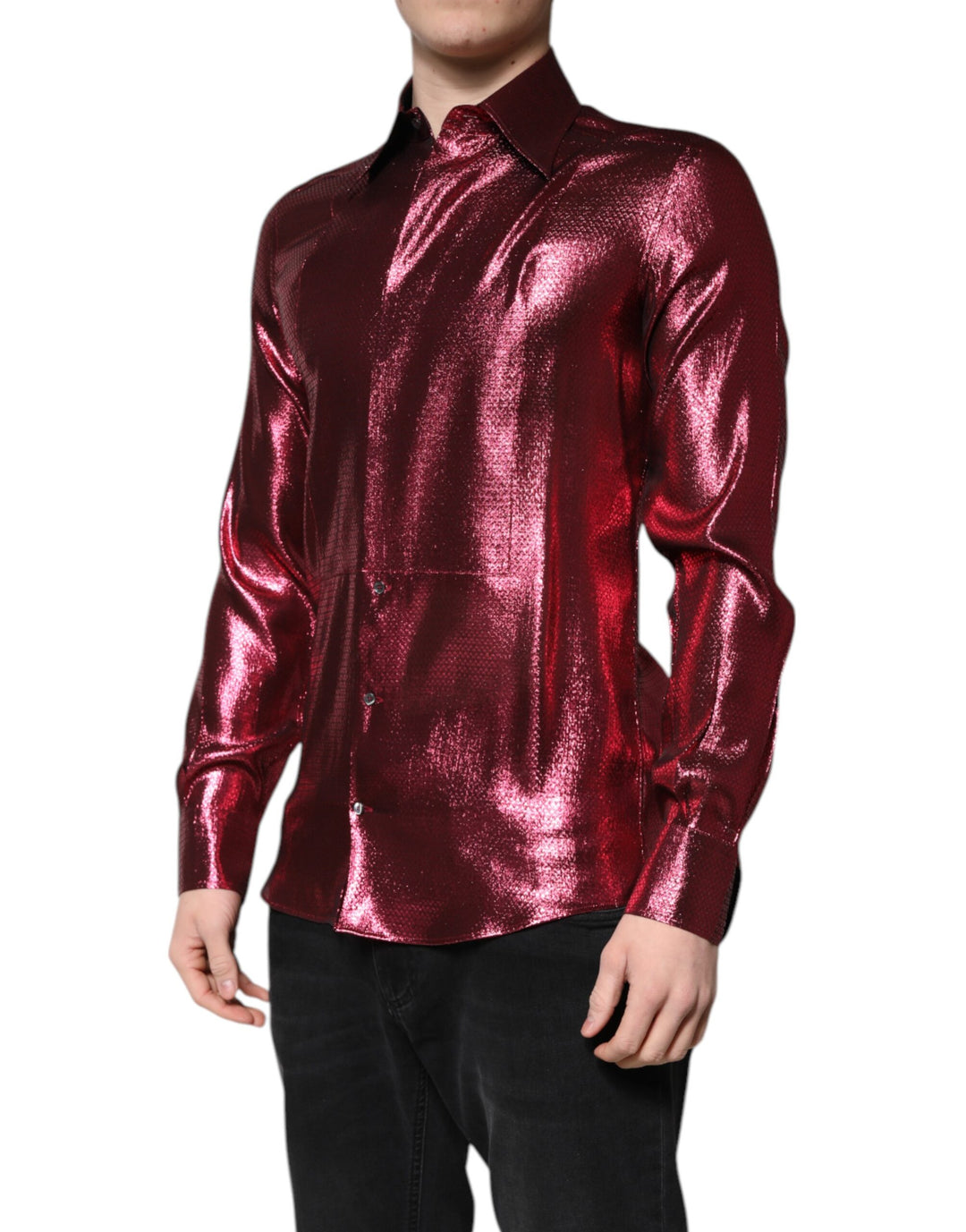Dolce Gabbana Metallic Red Dress Shirt On Sale Ask Me Wear Dolce Gabbana Metallic Red Dress Shirt On Sale Ask Me Wear