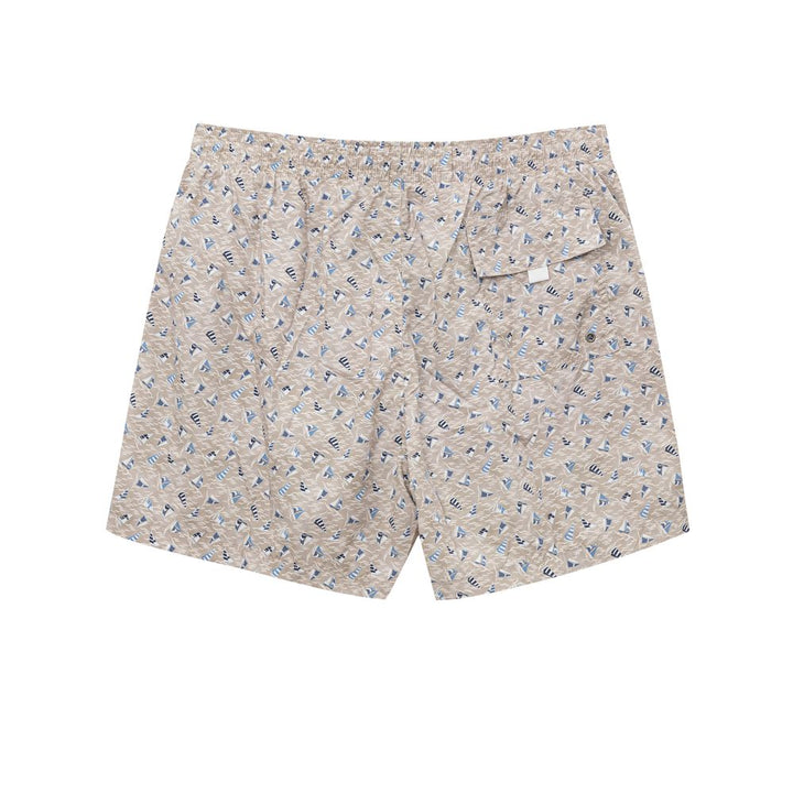 Canali Beige Polyester Swim Shorts by Canali outlet now on sale