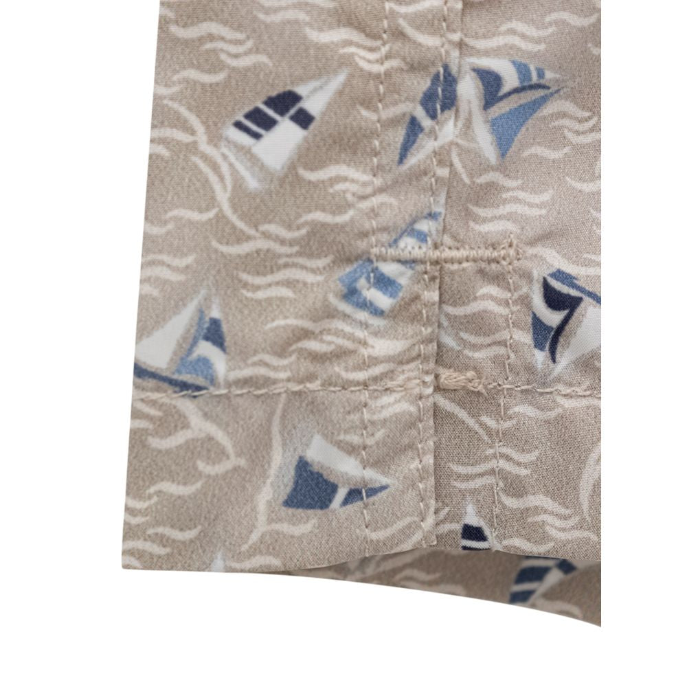 Canali Beige Polyester Swim Shorts by Canali outlet now on sale