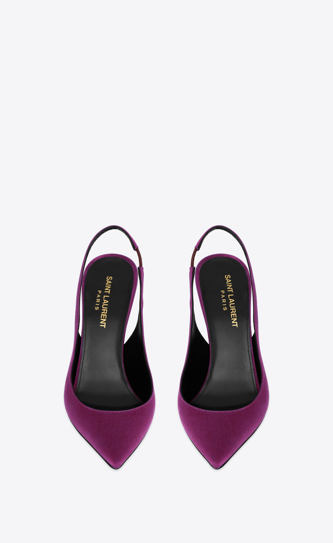 Ysl Zoe Pointed Toe Slingback Pump