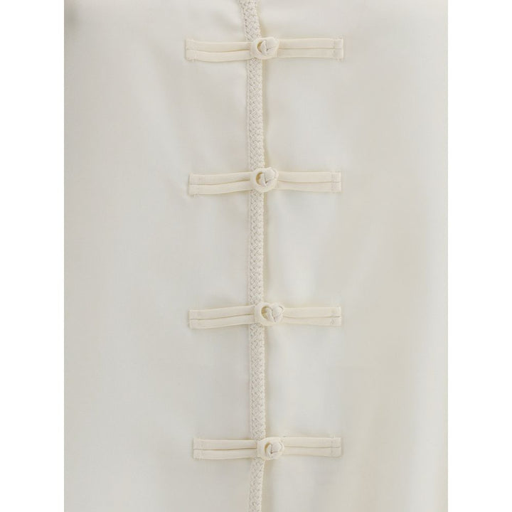 Rohe Mandarin Silk Shirt