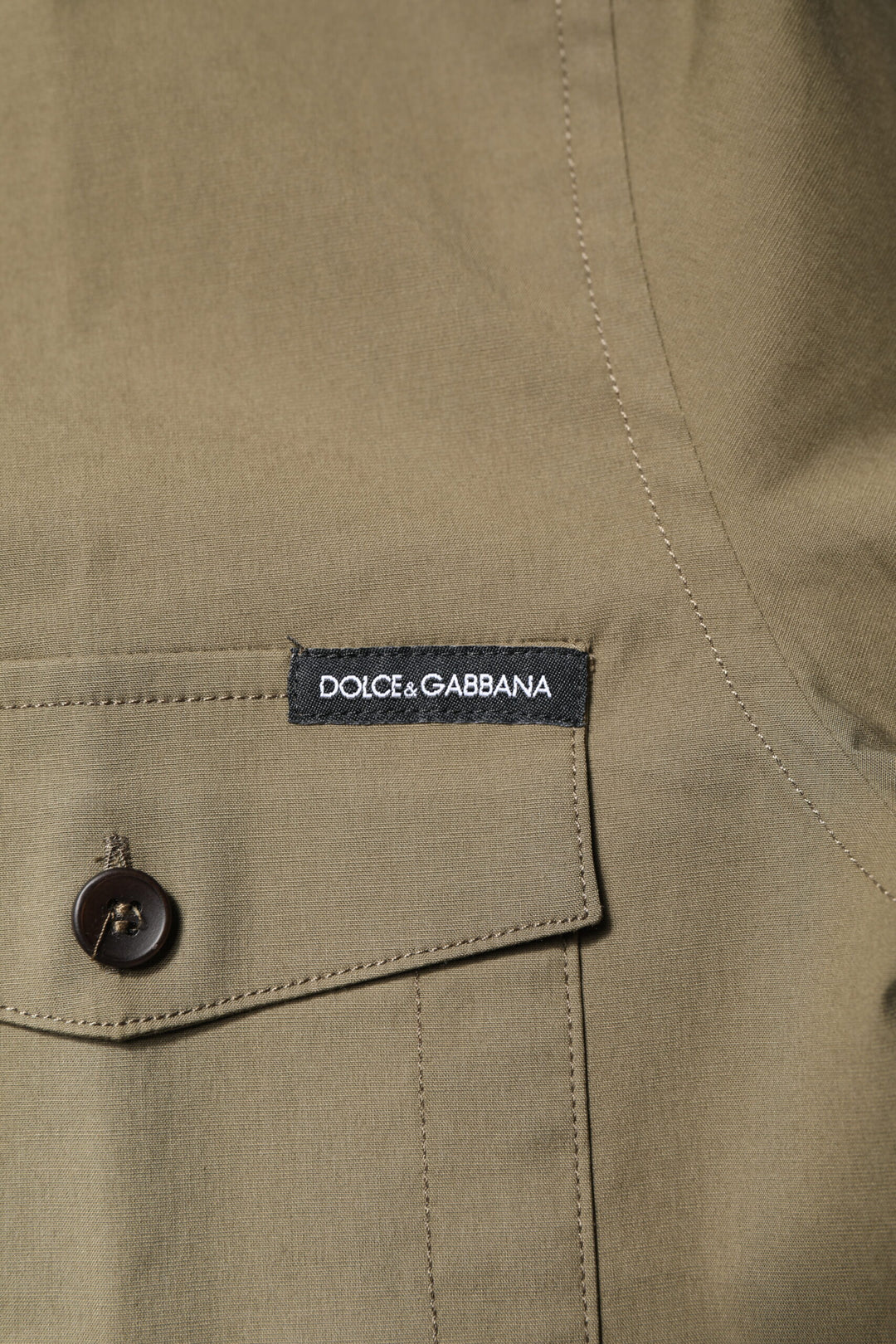 Dolce &amp; Gabbana Sample Sale Dolce &amp; Gabbana Brown Cotton Stretch Casual Long Sleeves Shirt - | Designer outlet