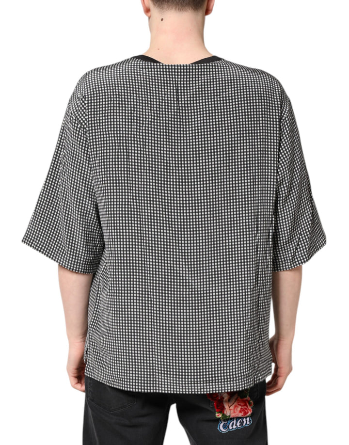 Dolce &amp; Gabbana Sample Sale Dolce &amp; Gabbana Black Graphic Print Short Sleeve T-shirt - | Designer outlet