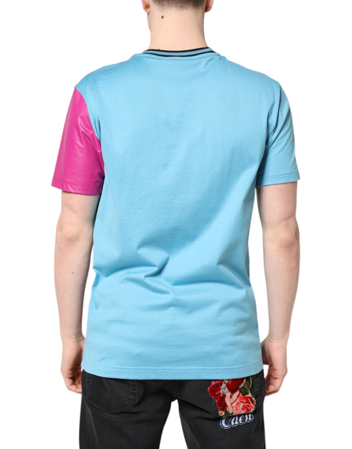 Dolce &amp; Gabbana Sample Sale Dolce &amp; Gabbana Multicolor Printed Logo Short Sleeve T-shirt - | Designer outlet