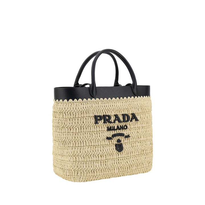 Prada Woven raffia Tote Bag