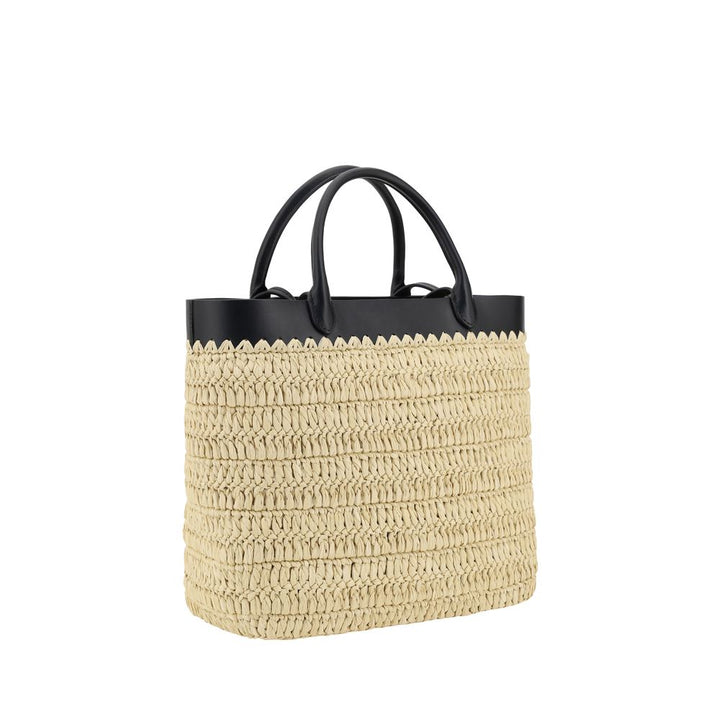 Prada Woven raffia Tote Bag