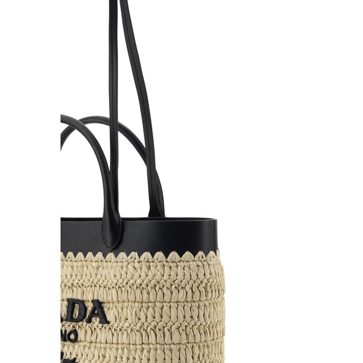 Prada Woven raffia Tote Bag