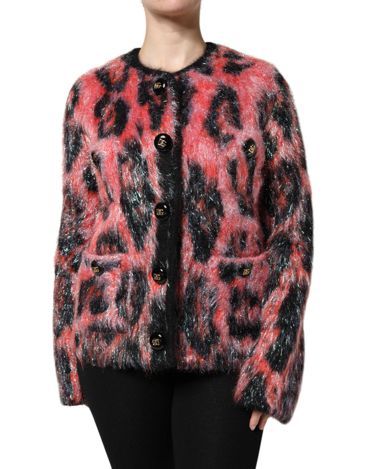 Dolce &amp; Gabbana Sample Sale Dolce &amp; Gabbana Red Mohair Wool Button Down Cardigan Sweater - | Designer outlet
