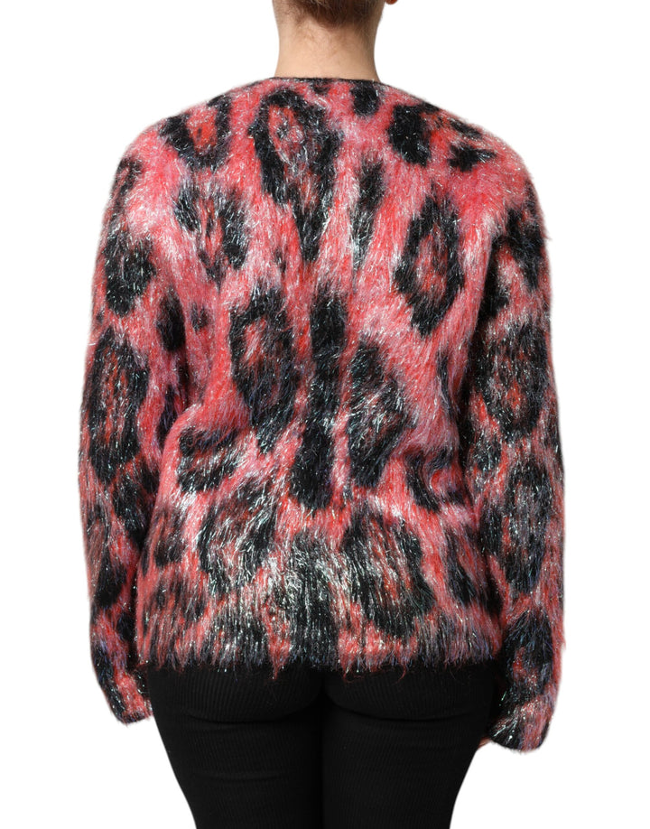 Dolce &amp; Gabbana Sample Sale Dolce &amp; Gabbana Red Mohair Wool Button Down Cardigan Sweater - | Designer outlet
