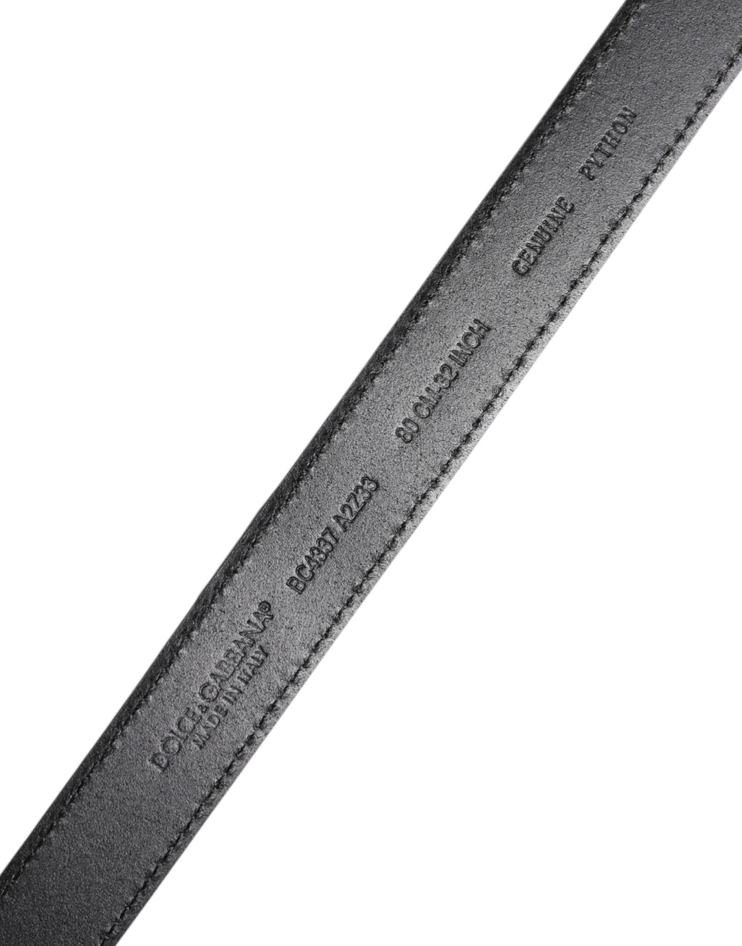 Dolce &amp; Gabbana Red Exotic Leather Brass Metal Buckle Belt by Dolce &amp; Gabbana outlet now on sale