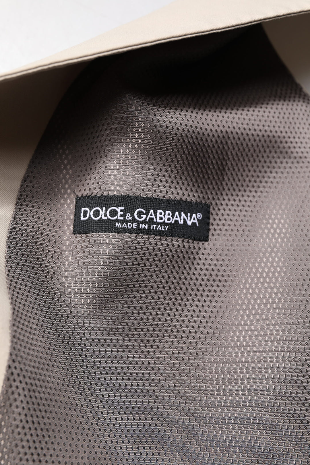Dolce & Gabbana Beige Gray Dress Men Formal Waistcoat Vest by Dolce & Gabbana outlet now on sale