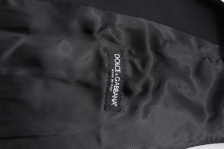 Dolce &amp; Gabbana Black Wool Waistcoat Dress Formal Vest by Dolce &amp; Gabbana outlet now on sale