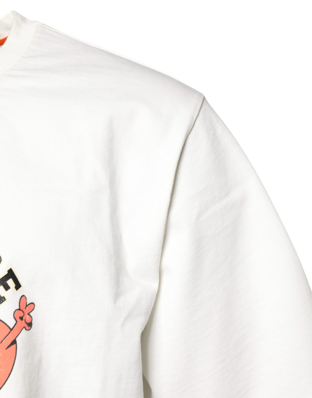Dolce &amp; Gabbana White LOVE &amp; PEACE Print Crew Neck T-shirt by Dolce &amp; Gabbana outlet now on sale