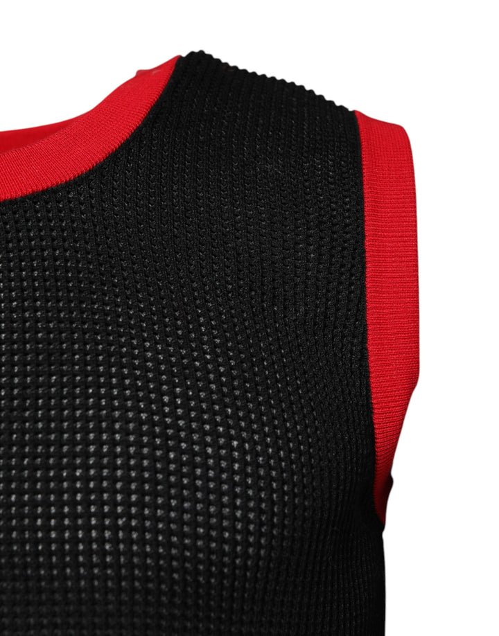 Dolce &amp; Gabbana Sample Sale Dolce &amp; Gabbana Black Cotton Slim Fit Round Neck T-shirt - | Designer outlet