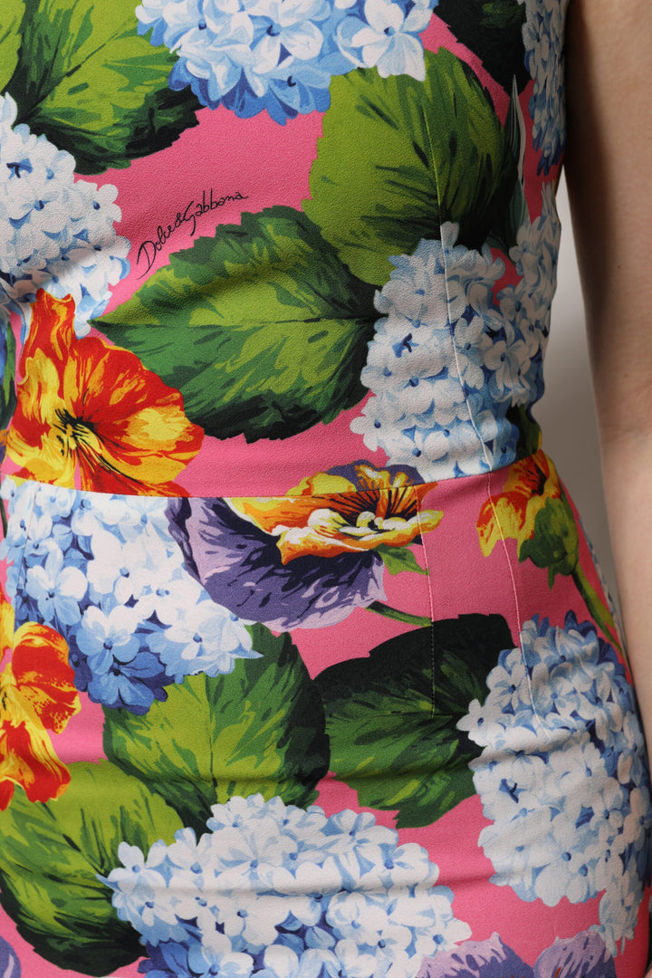 Dolce &amp; Gabbana Sample Sale Dolce &amp; Gabbana Multicolor Floral Sleeveless Sheath Dress - | Designer outlet