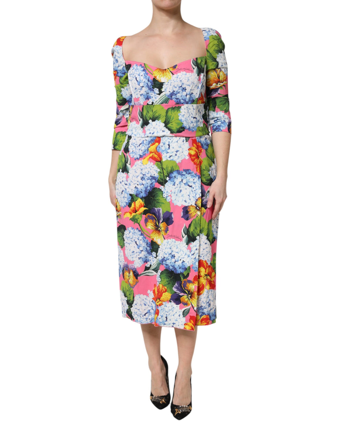 pleated multicolor dress Multi Color Pleated Maxi Dress