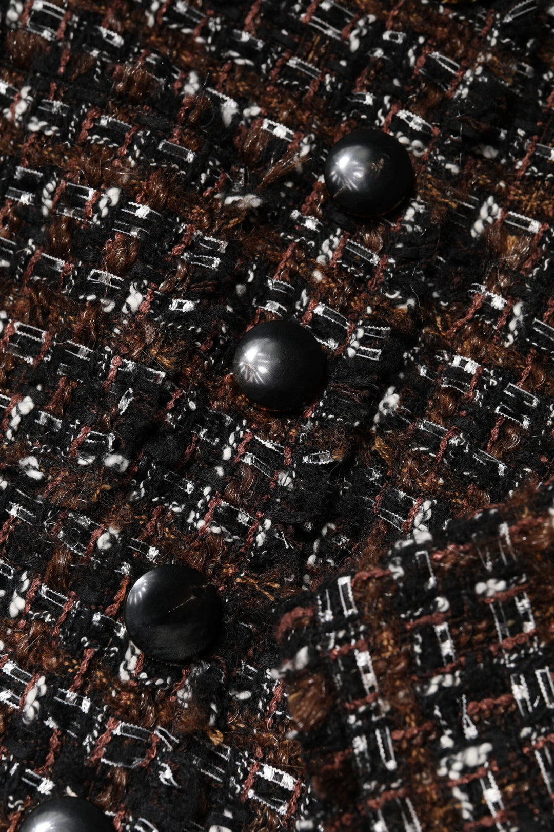 Dolce &amp; Gabbana Brown Tweed Short Sleeves A-line Mini Dress by Dolce &amp; Gabbana outlet now on sale
