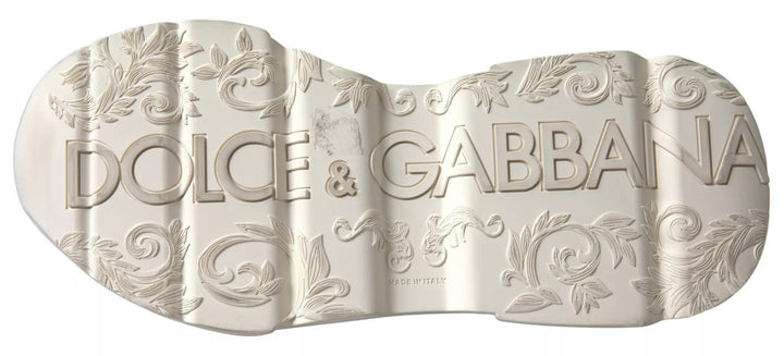 Dolce &amp; Gabbana Sample Sale Dolce &amp; Gabbana Sneakers White Beige Leather Sport DAYMASTER Shoes - | Designer outlet