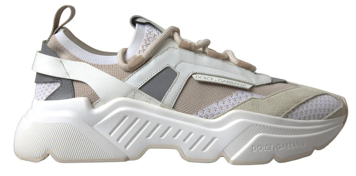 Dolce &amp; Gabbana Sample Sale Dolce &amp; Gabbana Sneakers White Beige Leather Sport DAYMASTER Shoes - | Designer outlet