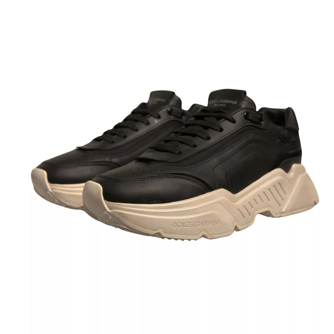 Dolce & Gabbana Sample Sale Dolce & Gabbana Black White Daymaster Low Top Sneakers Shoes - | Designer outlet