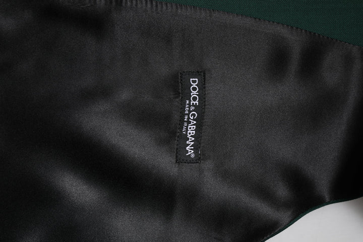 Dolce &amp; Gabbana Sample Sale Dolce &amp; Gabbana Green Wool Dress Formal Men Waistcoat Vest - | Designer outlet