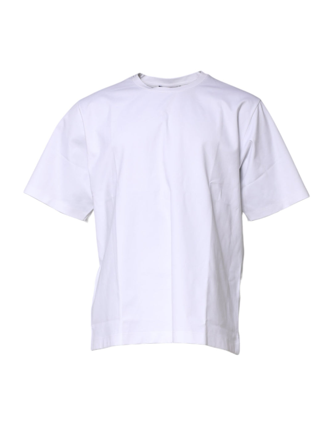 Dolce &amp; Gabbana Sample Sale Dolce &amp; Gabbana White Cotton Short Sleeves Crew Neck T-shirt - | Designer outlet