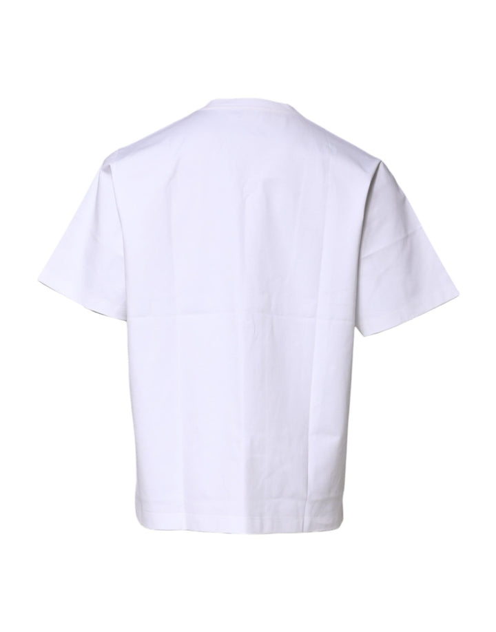 Dolce &amp; Gabbana Sample Sale Dolce &amp; Gabbana White Cotton Short Sleeves Crew Neck T-shirt - | Designer outlet
