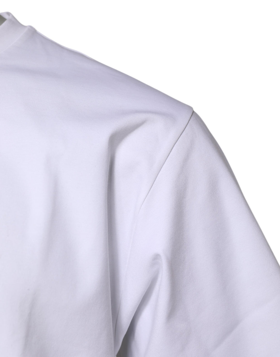 Dolce &amp; Gabbana Sample Sale Dolce &amp; Gabbana White Cotton Short Sleeves Crew Neck T-shirt - | Designer outlet