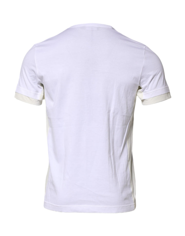 Dolce &amp; Gabbana Sample Sale Dolce &amp; Gabbana White Cotton Pocket Short Sleeves T-shirt - | Designer outlet