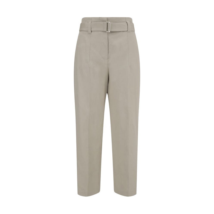 Brunello Cucinelli Cream Cotton Casual Pants
