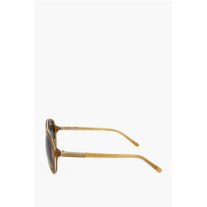 Linda Farrow Brown Haircalf Sunglass