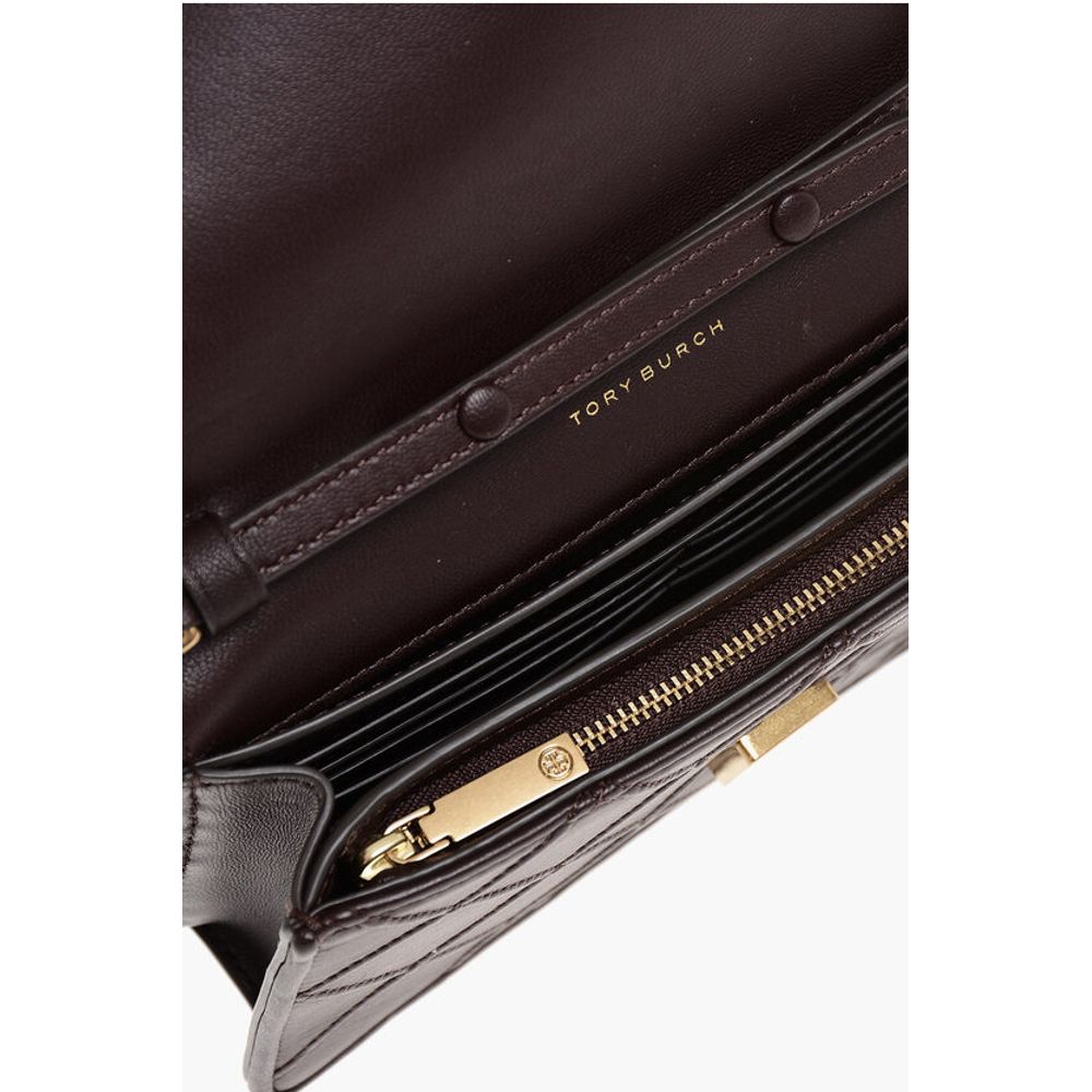 Tory Burch Burgundy Calfskin Wallet