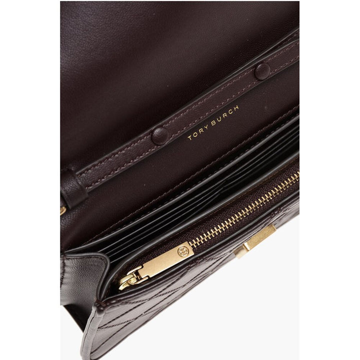 Tory Burch Burgundy Calfskin Wallet