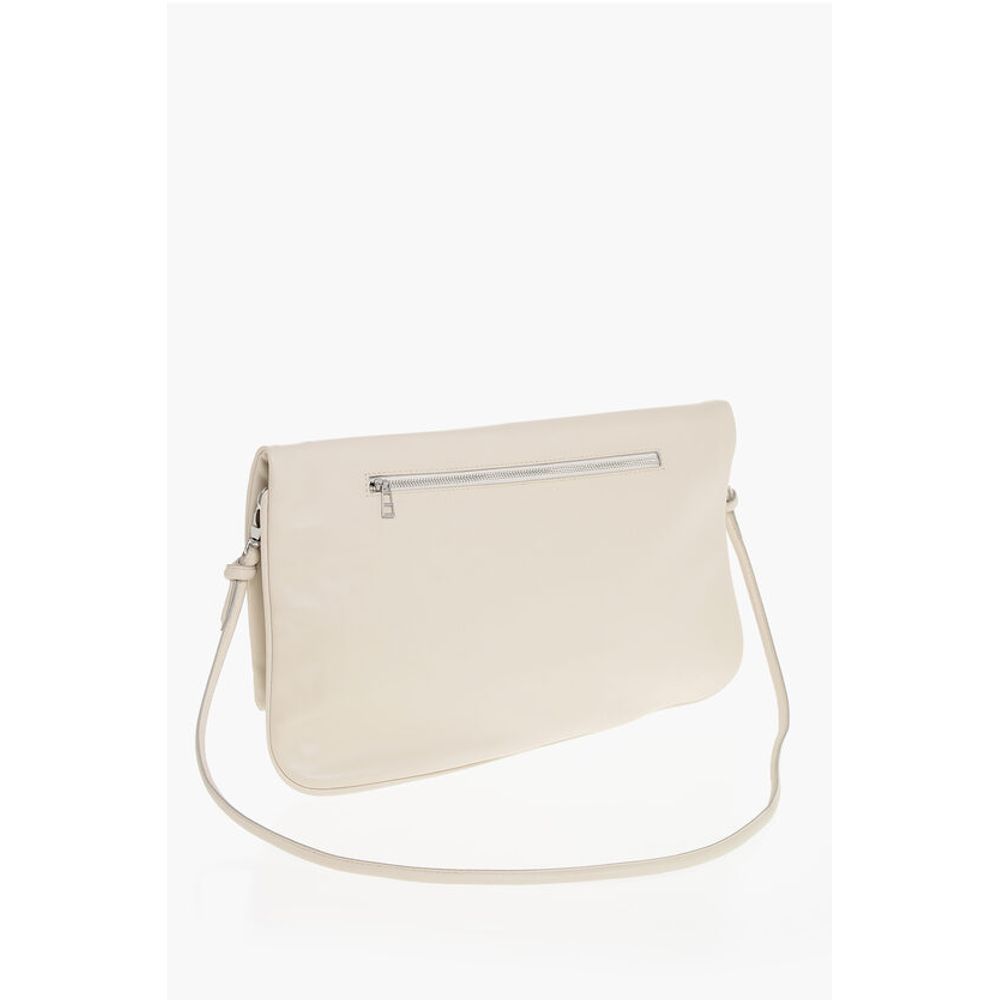 Zadig & Voltaire White Calfskin Clutch Bag