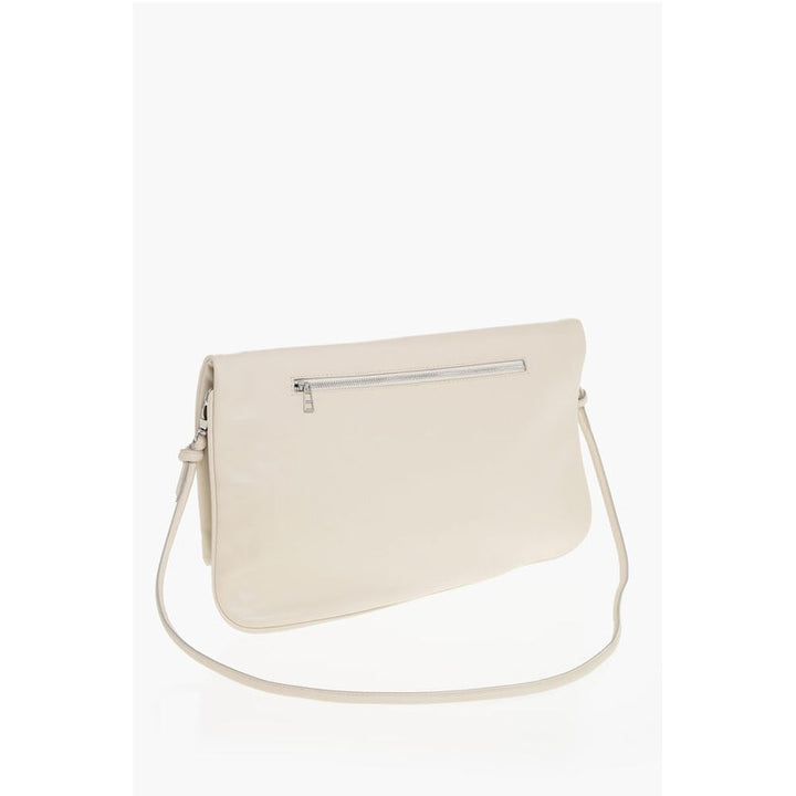 Zadig & Voltaire White Calfskin Clutch Bag