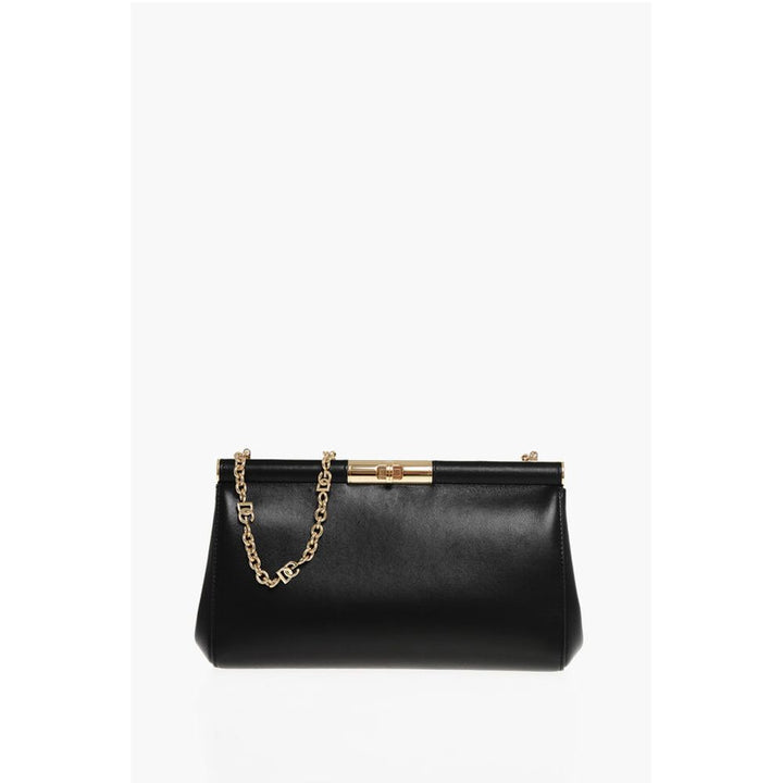 Dolce & Gabbana Black Calfskin Clutch Bag