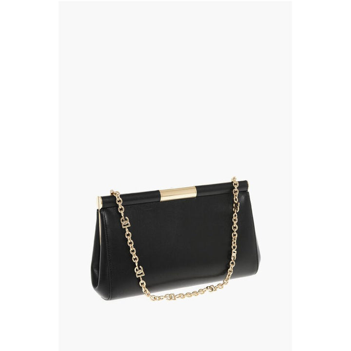 Dolce & Gabbana Black Calfskin Clutch Bag