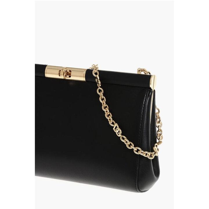 Dolce & Gabbana Black Calfskin Clutch Bag