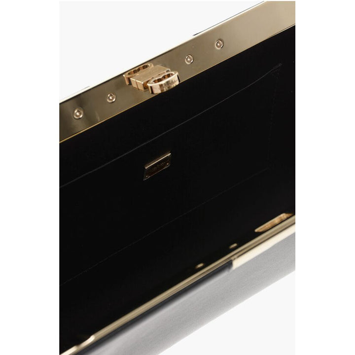 Dolce & Gabbana Black Calfskin Clutch Bag
