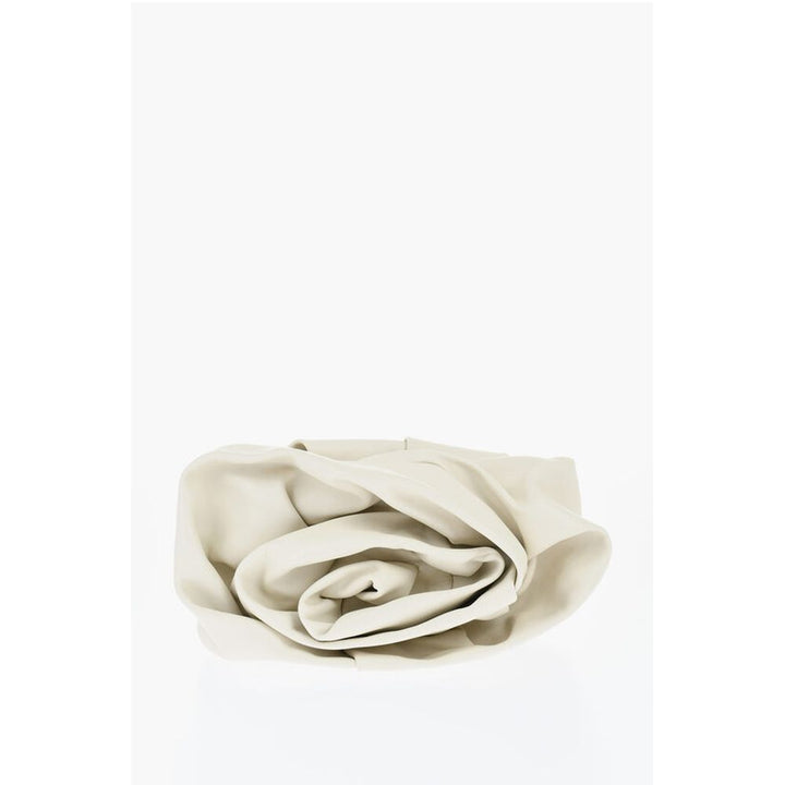 Burberry White Lambskin Clutch Bag