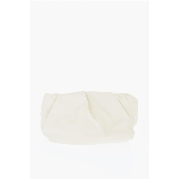 Burberry White Lambskin Clutch Bag